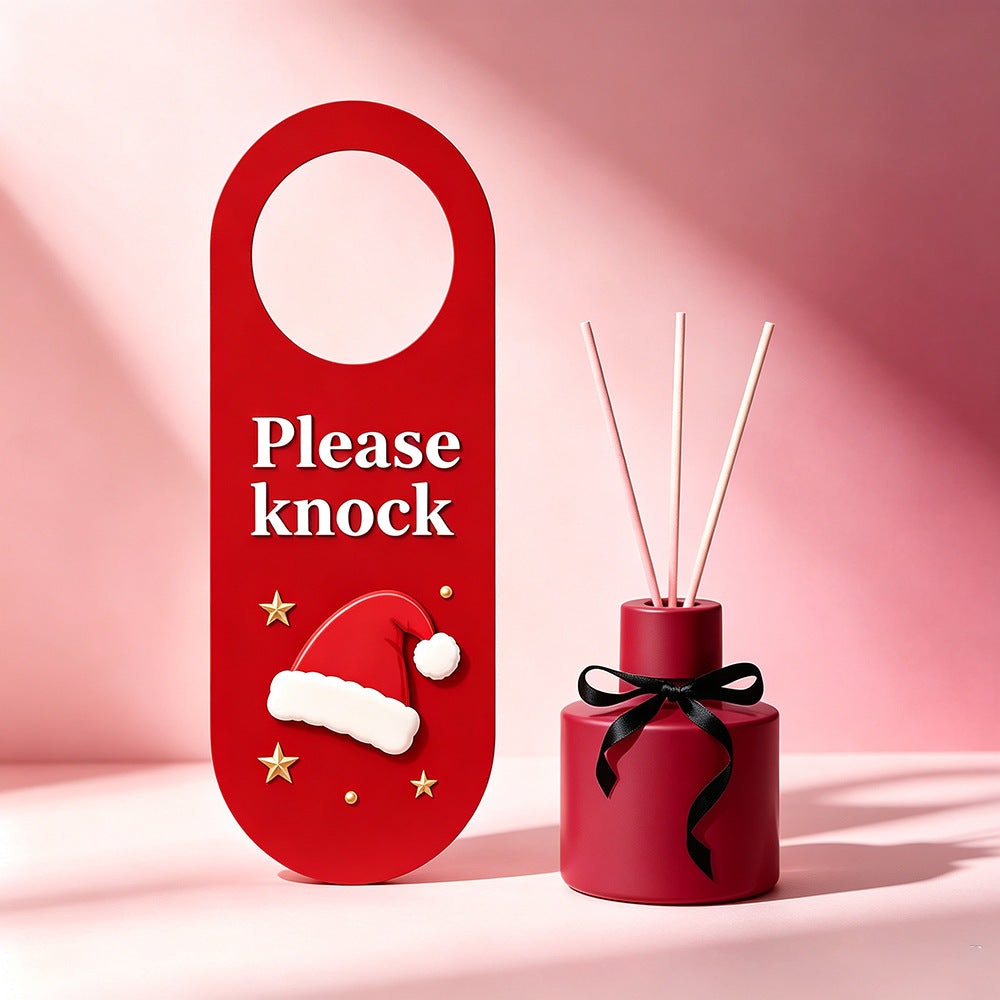 Christmas Wooden Door Hanger Holiday Decor