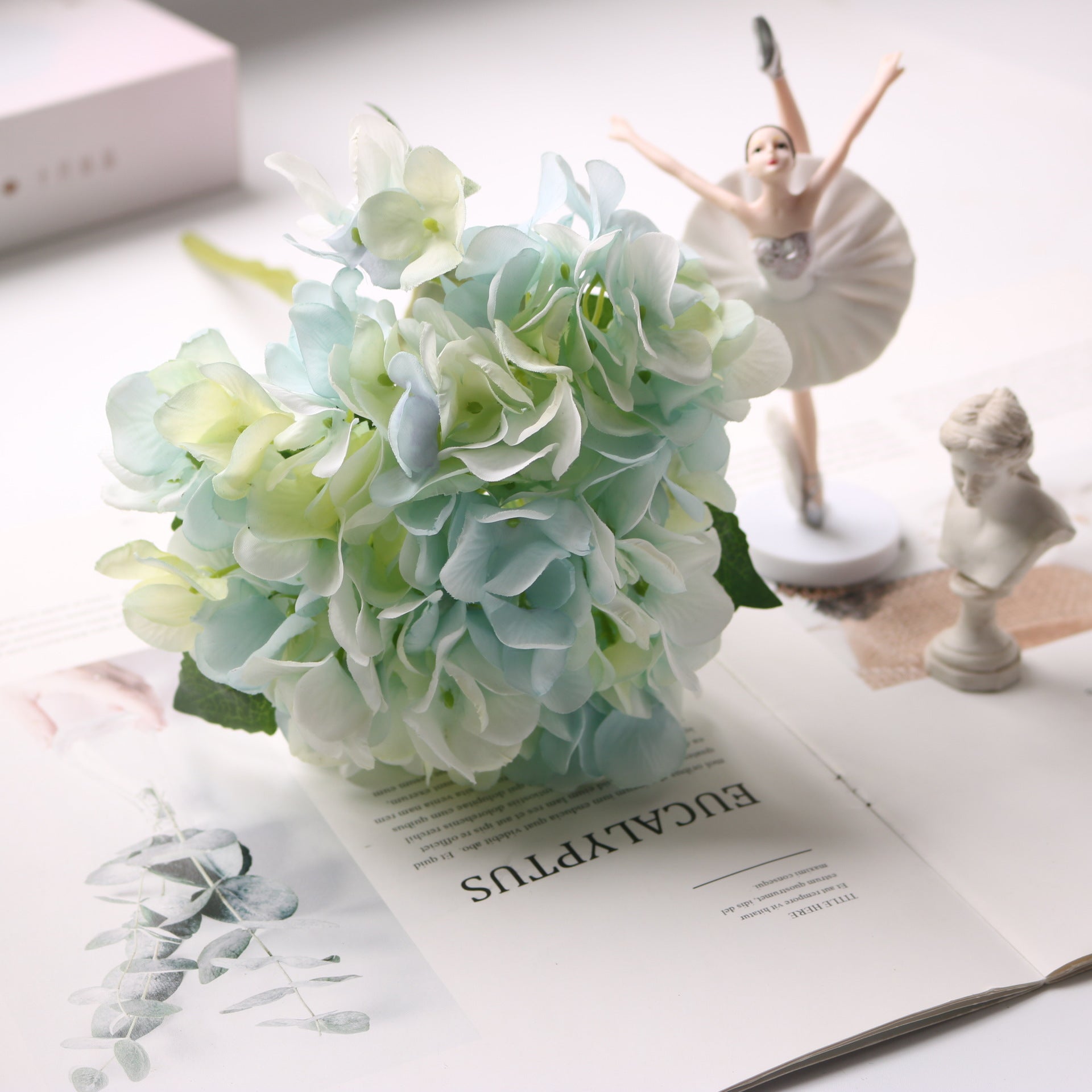 Artificial Hydrangea Flower Head Faux Wedding Home Decor