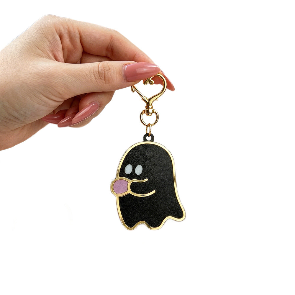 Acrylic Halloween Ghost Keychain Cute Seasonal Bag Charm