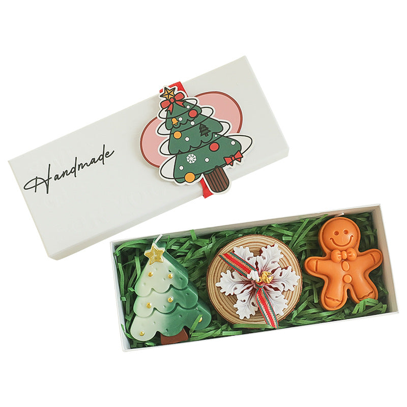 Christmas Scented Candle Gift Box Holiday Decorative Set