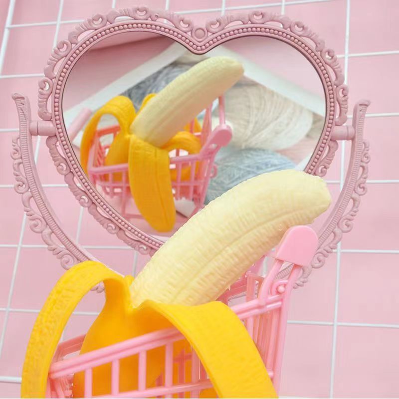 Banana Squishy Toy Fidget Toy Fast Rebound Stress Relief
