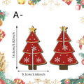 Wooden Christmas Tree Tabletop Holiday Decoration