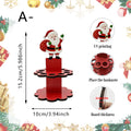 Wooden Christmas Snowman Santa Tabletop Decoration Holiday Decor