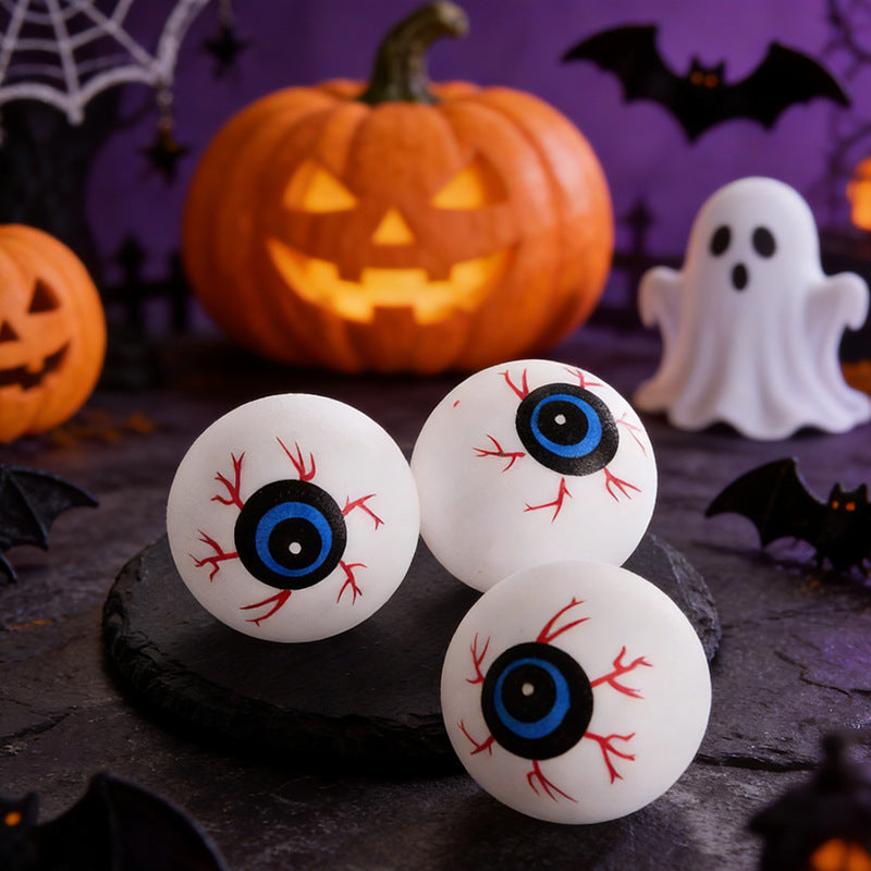 Halloween Glow Eyeball Decorations Light Up Party Props