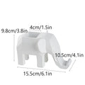 Geometric Elephant Pen Holder and Phone Stand Home Decor