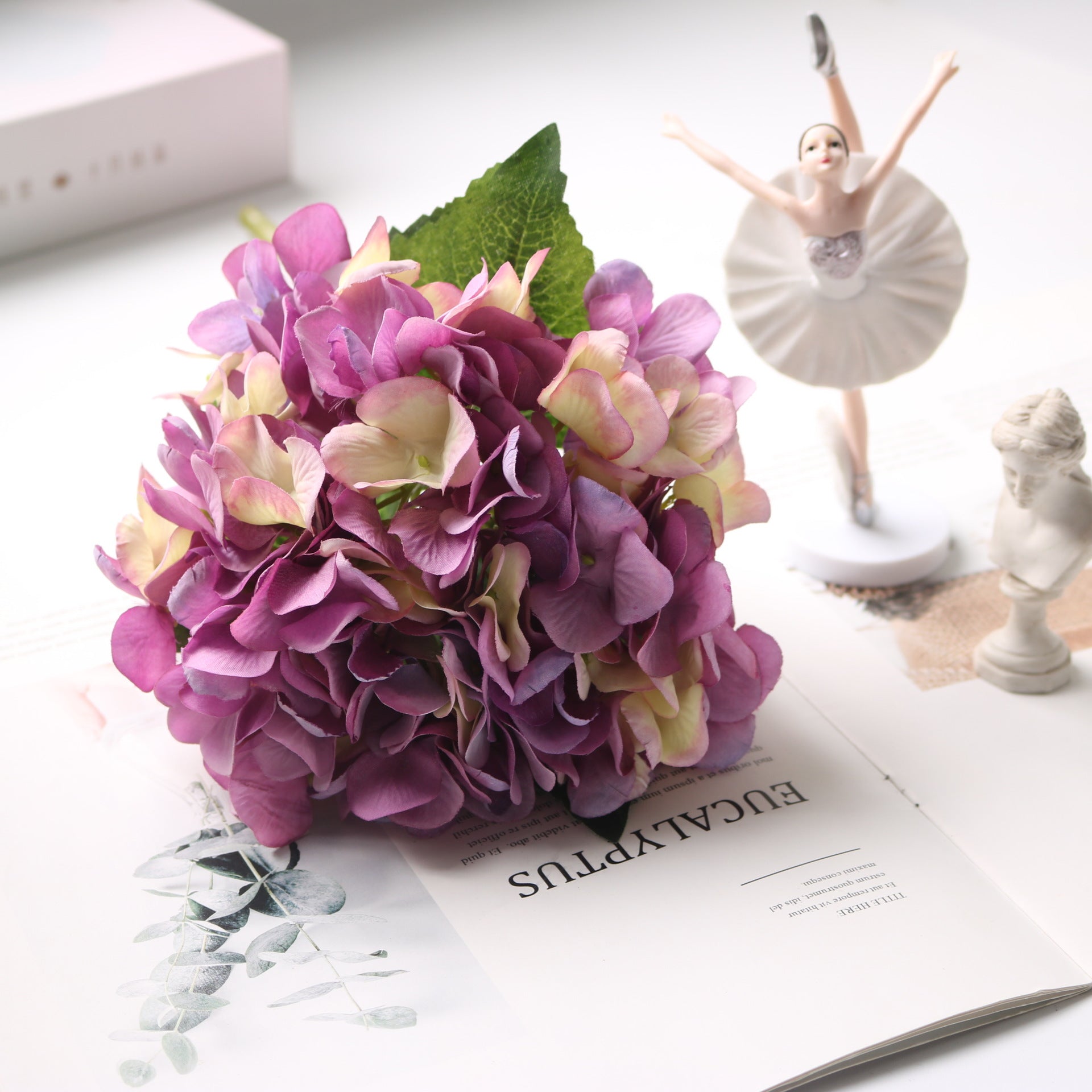 Artificial Hydrangea Flower Head Faux Wedding Home Decor