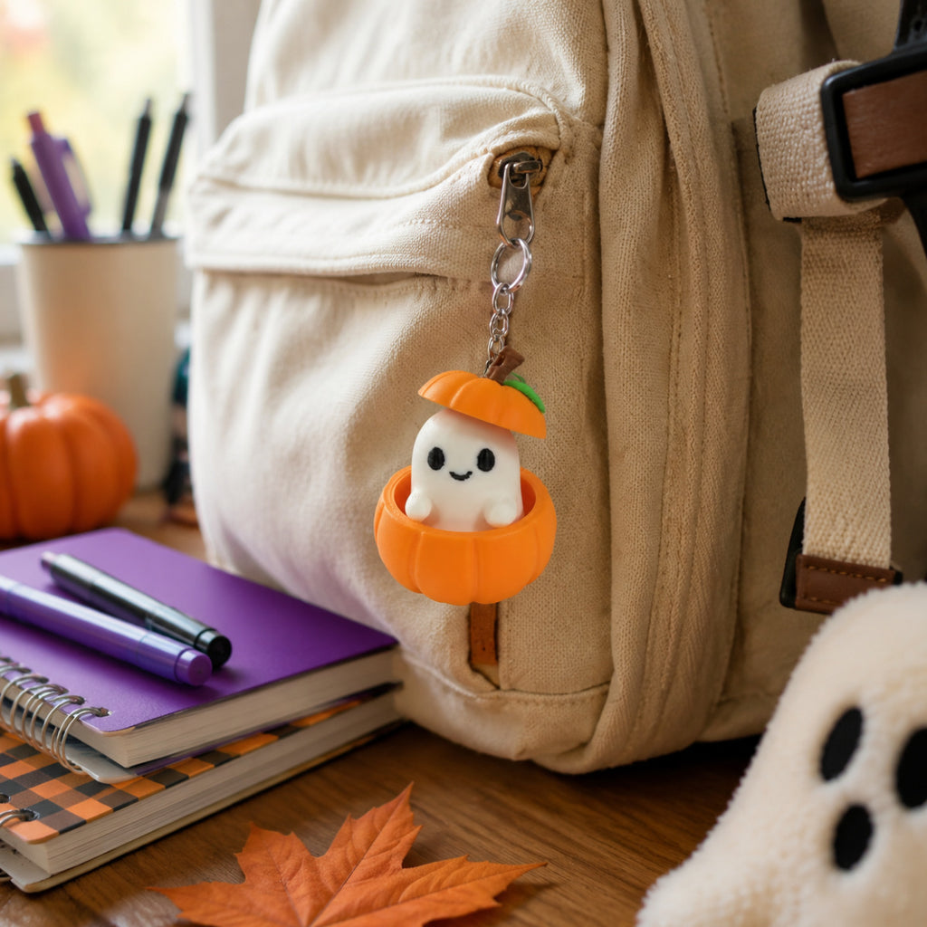Halloween Pumpkin Character Decoration Keychain Desk Decor