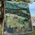 Woven Throw Blanket Tapestry Couch Throw Home Decor