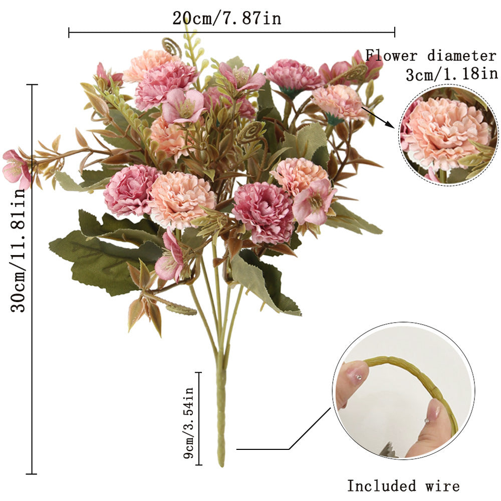 Artificial Lilac Flower Bouquet Faux Floral Home Wedding Decor