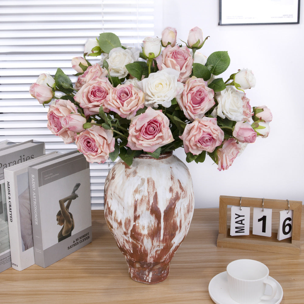 Valentine’s Day Faux Rose Bouquet for Home Decor