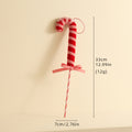 Christmas Candy Cane Lollipop Plush Ornament Holiday Tree Decor