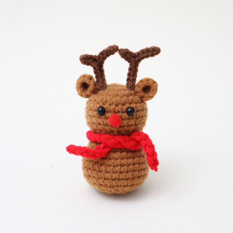 Handmade Crochet Christmas Plush Ornament Gift Decor