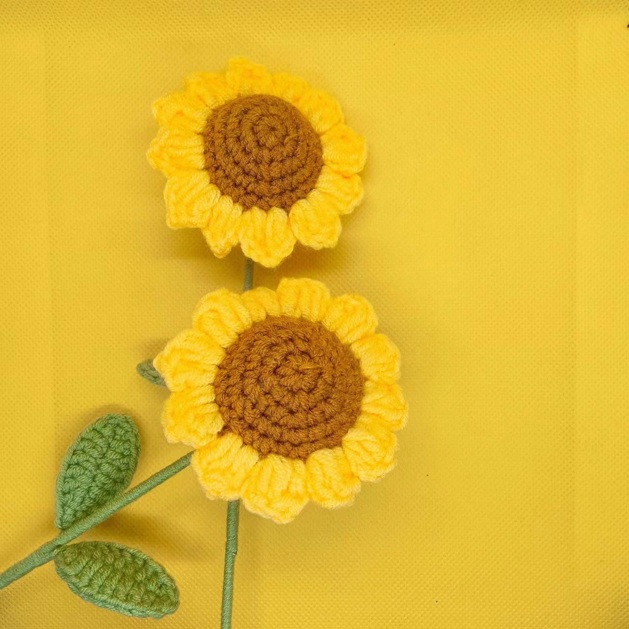 Crochet Sunflower Bouquet Handmade Gift Floral Decor