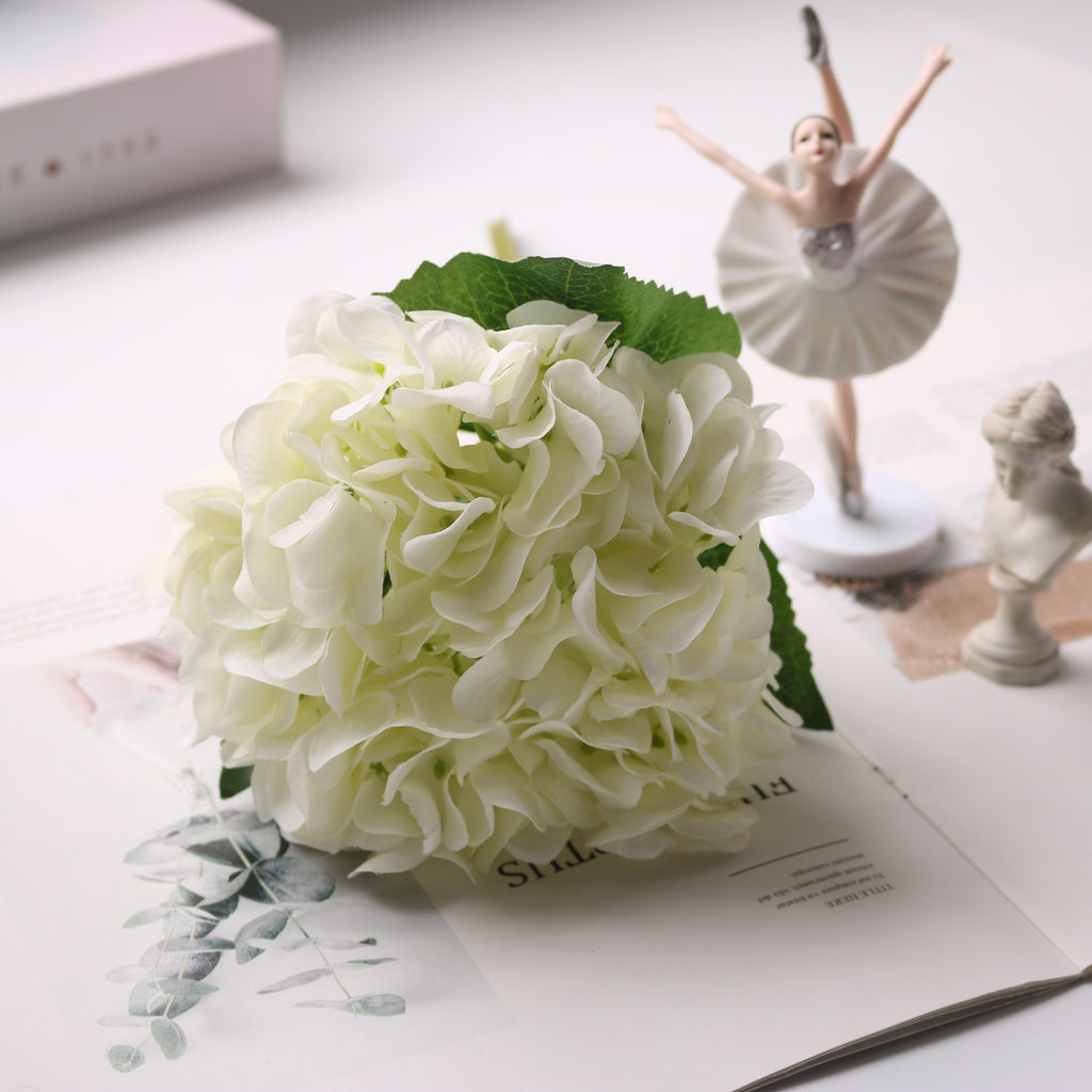 Artificial Hydrangea Flower Head Faux Wedding Home Decor