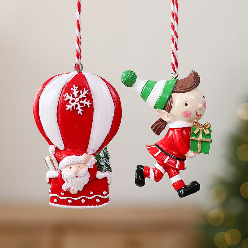 Christmas Resin Hanging Ornament Holiday Tree Decor Design