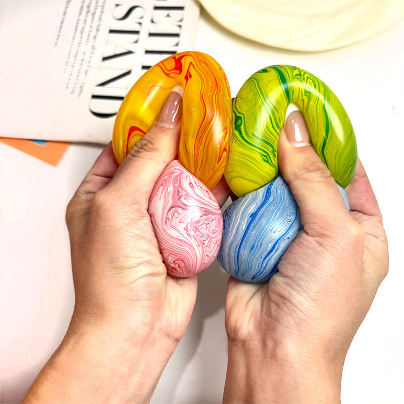 Marble Egg Squishy Slow Rising Stress Relief Fidget Toy Soft
