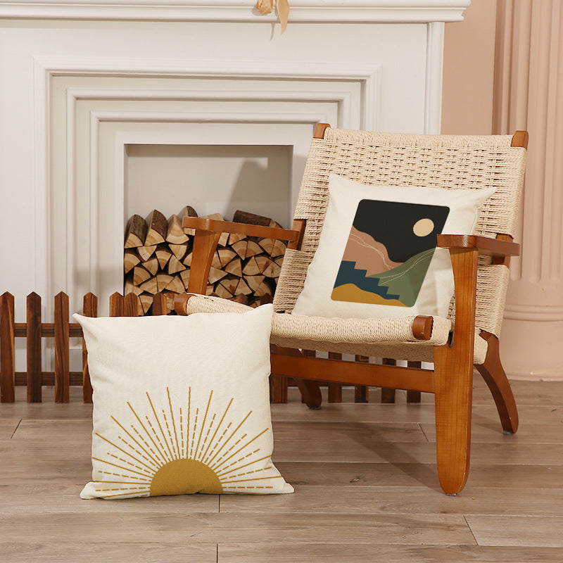 Boho Abstract Pillow Covers Modern Geometric Home Decor