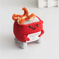 Crochet Mini Fire Extinguisher Plush Toy for Desk & Gifts