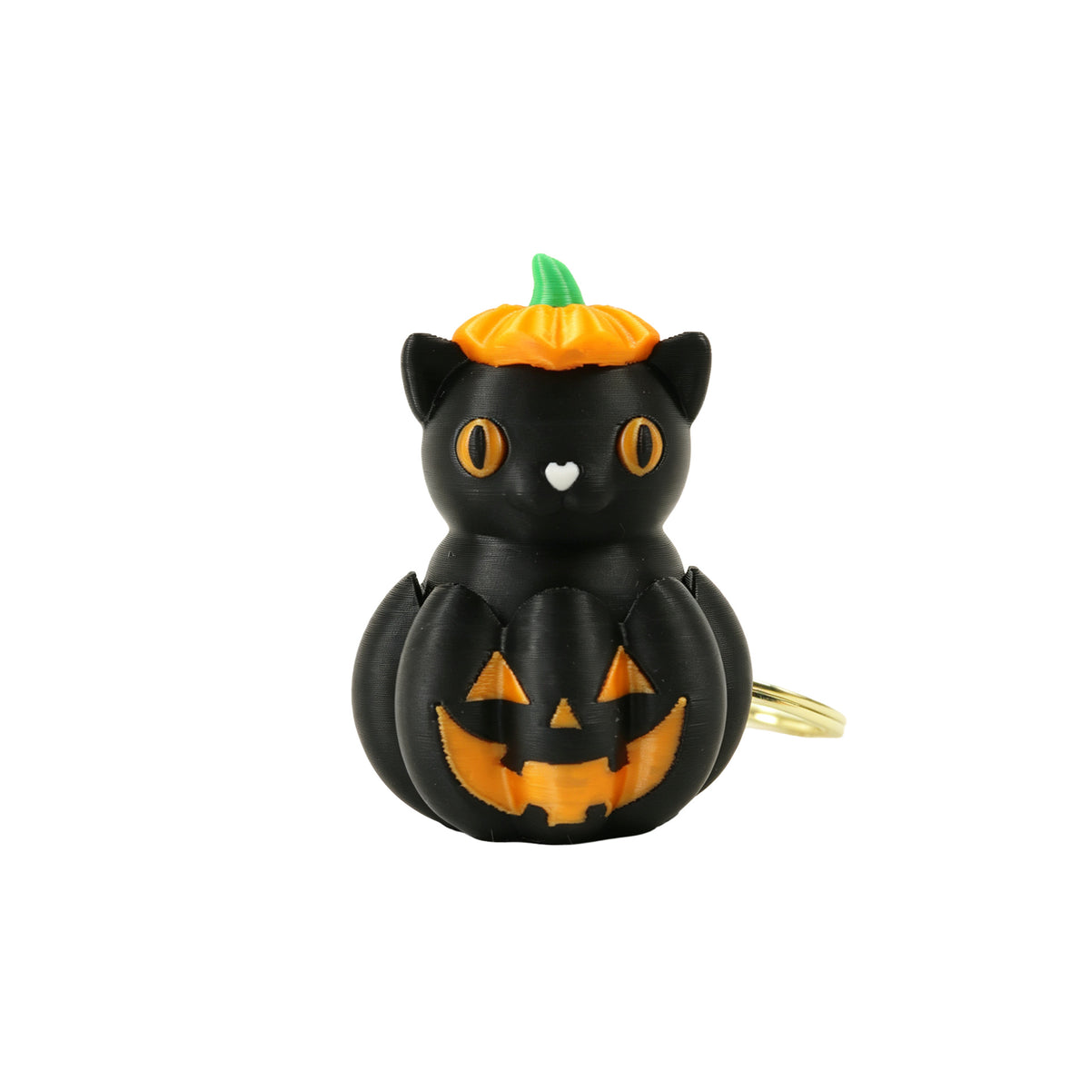 Halloween 3D Printed PLA Keychain Fidget Clicker Pumpkin Ghost Toy