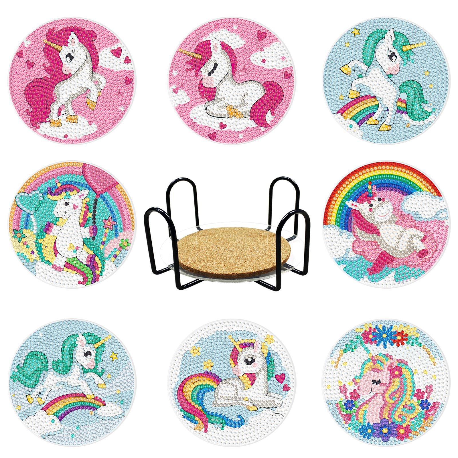 DIY Diamond Painting Coaster Kit Creative Craft Set