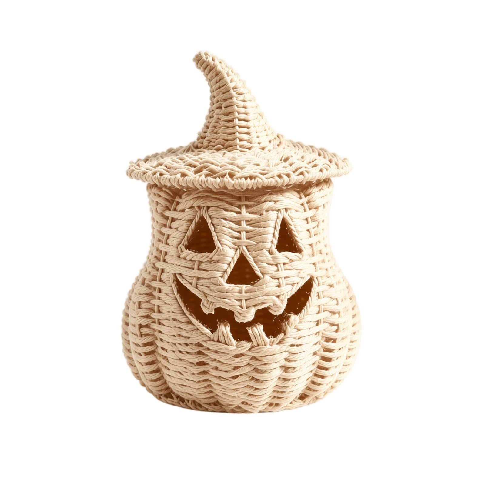 Halloween Resin Pumpkin Lantern Tabletop Decor