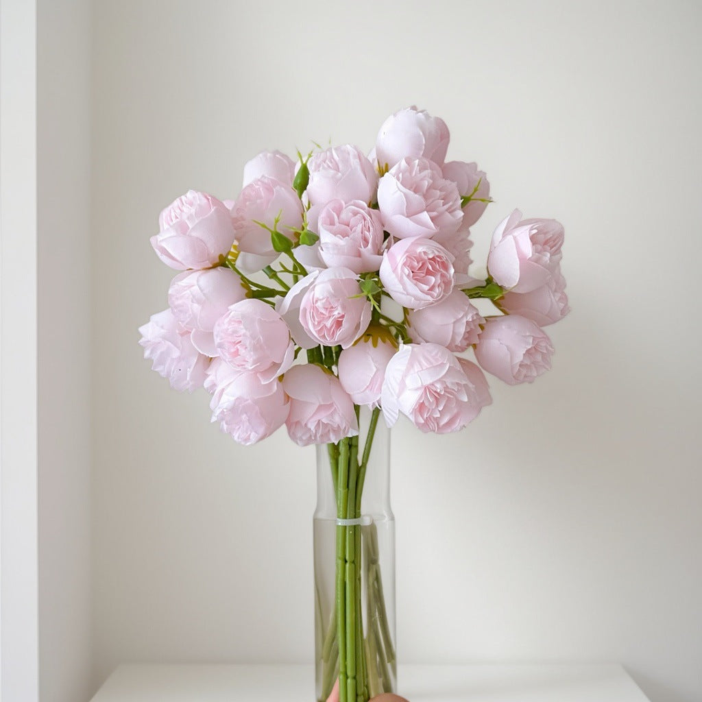 Valentine’s Day Faux Peony Bouquet Romantic Home Decor