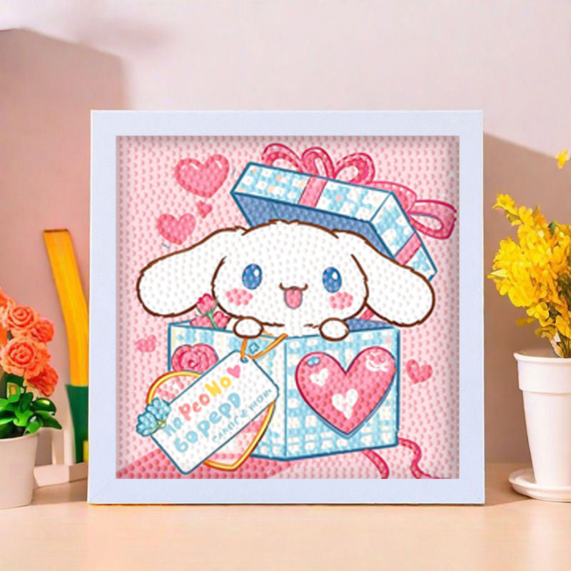 Cartoon Diamond Painting DIY Kit Framed Wall Art Craft