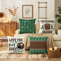 Printed Football Pillow Cover Cushion Case Sofa Decor