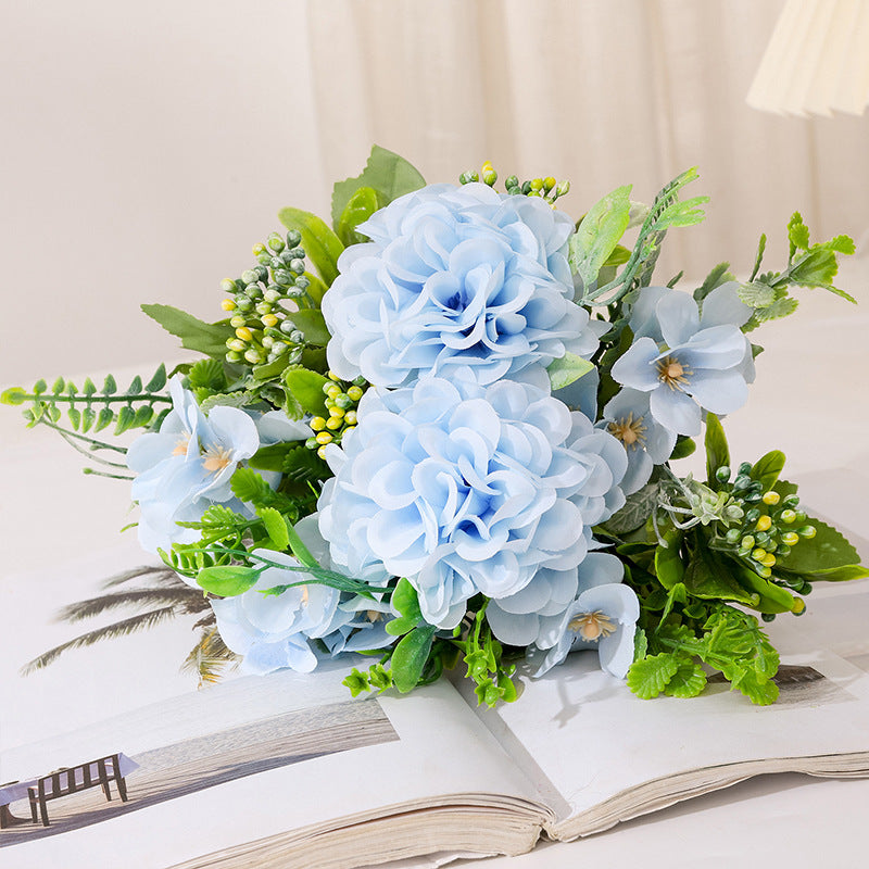 Valentine’s Day Hydrangea Mum Romantic Floral Arrangement