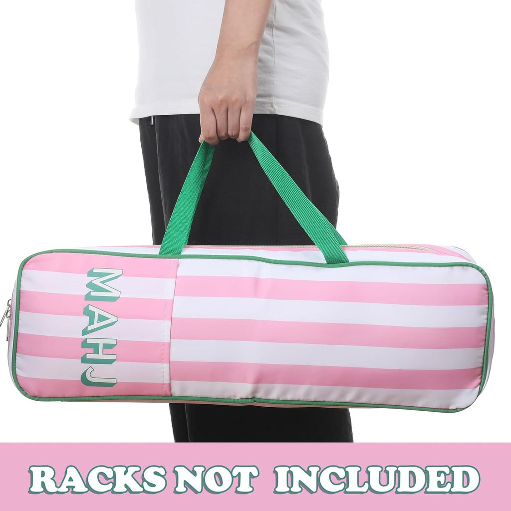 Large Mahjong Carrying Bag Travel Storage Case Organizer