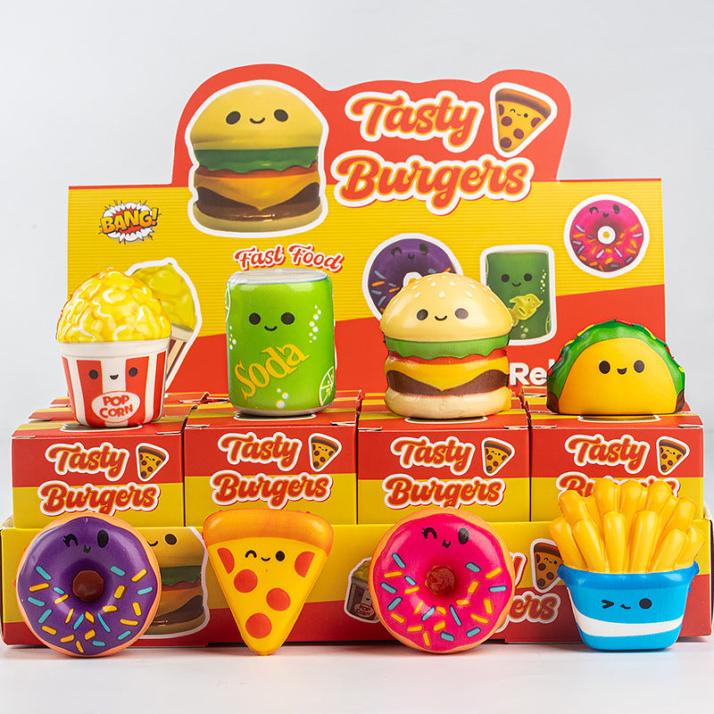 Fast Food Squishy Slow Rising Stress Relief Toy Set