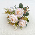 Valentine’s Day Silk Rose Bouquet for Home Wedding Decor