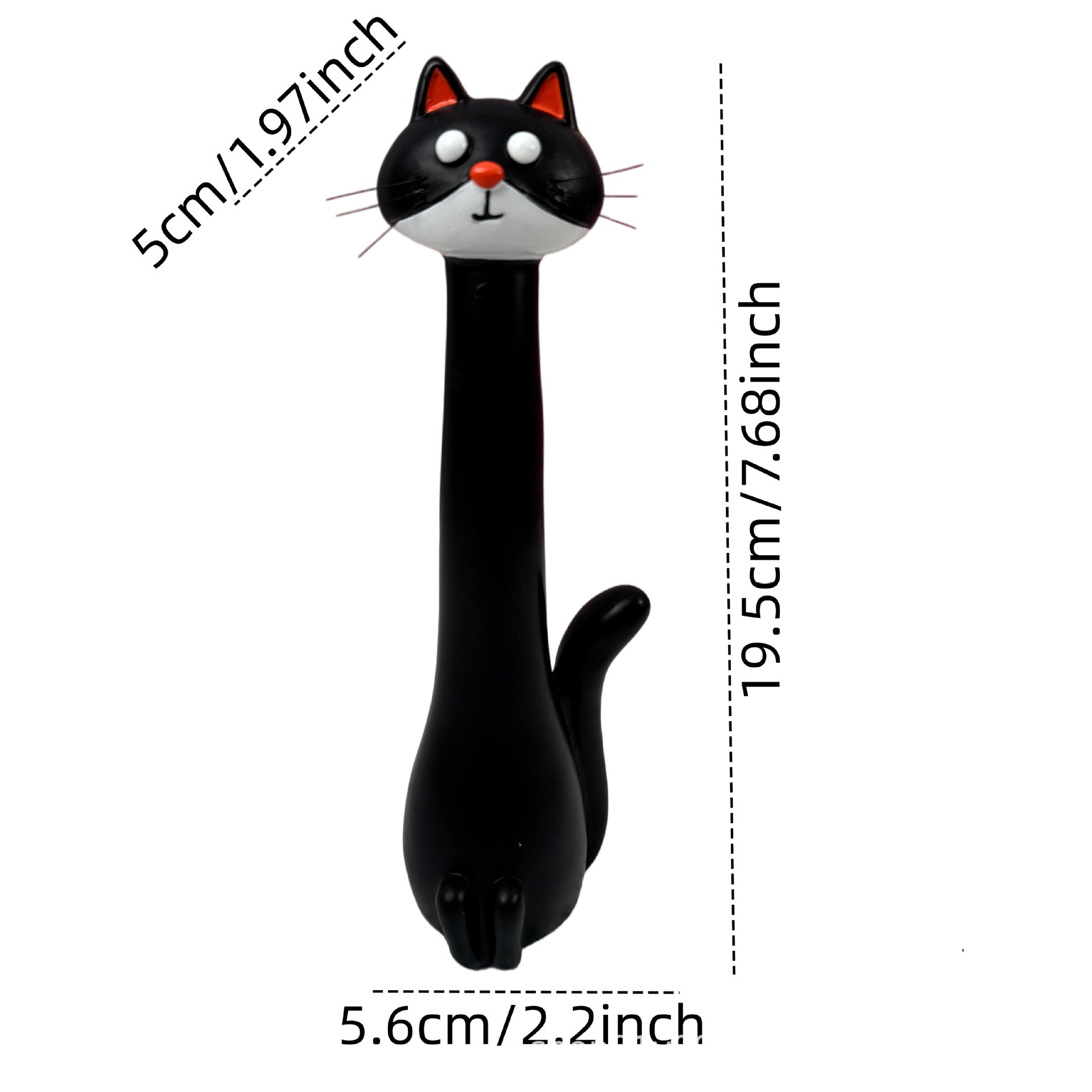 Resin Cat Flower Vase Whimsical Animal Planter Home Decor