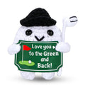 Handmade Crochet Golf Ball Plush Sports Gift Decor