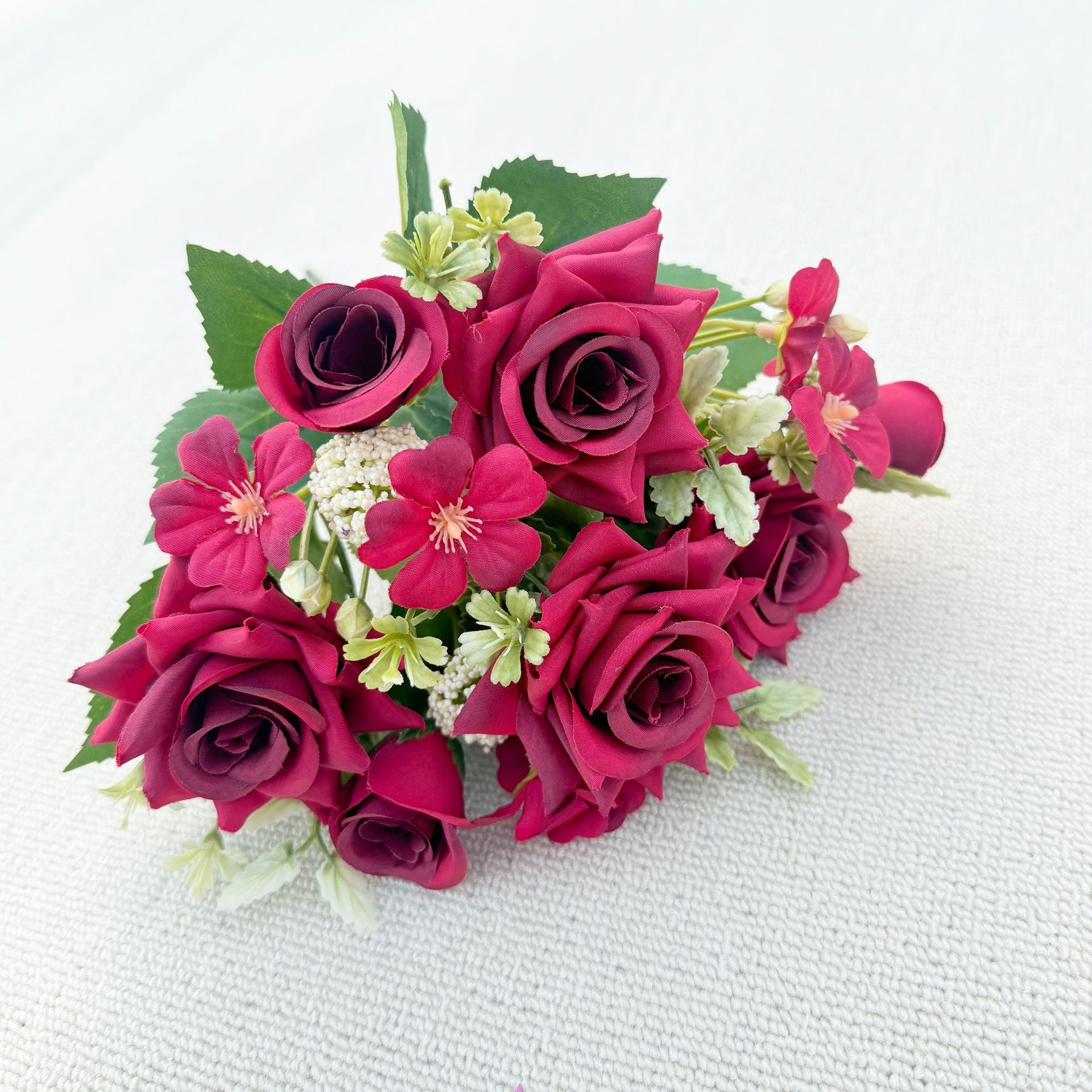 Valentine’s Day Romantic Faux Rose Bouquet Home Decor Gift