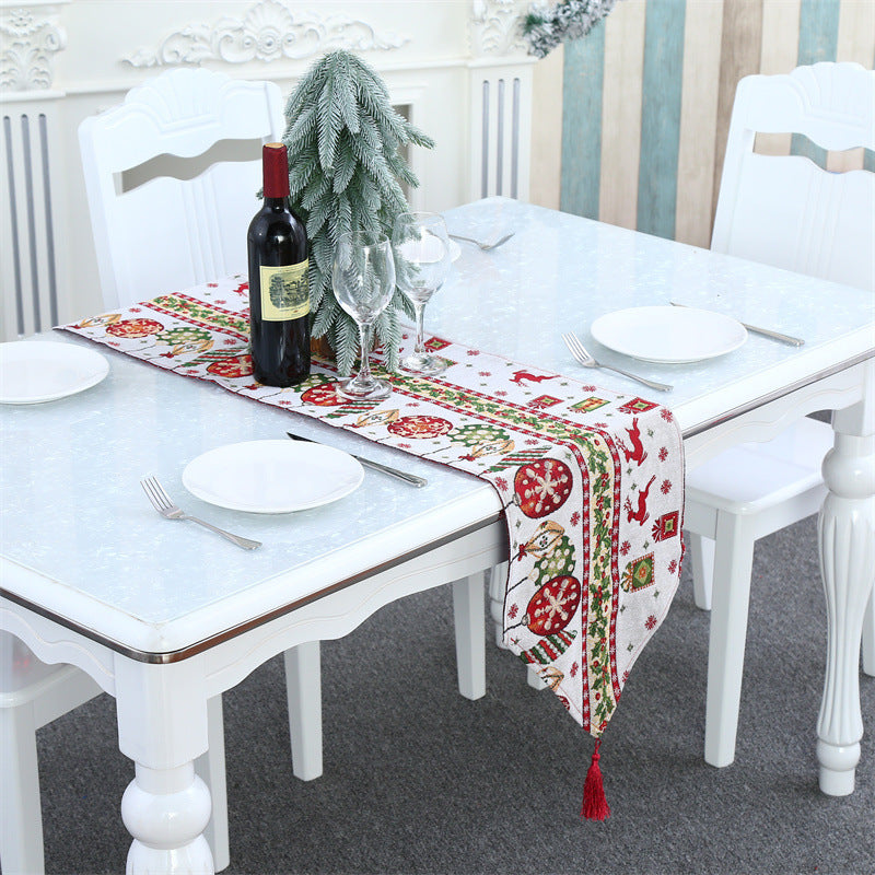 Christmas Table Runner Holiday Dining Decor