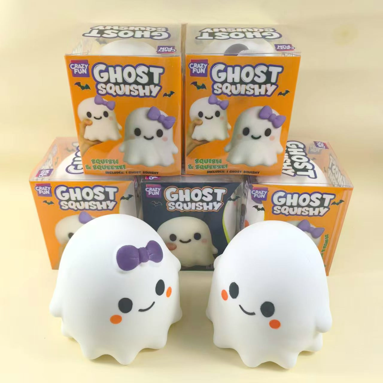 Halloween Ghost Squishy Toy Fast Rebound Stress Relief Toy