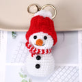 Crochet Christmas Keychain Santa Snowman Reindeer Ornaments