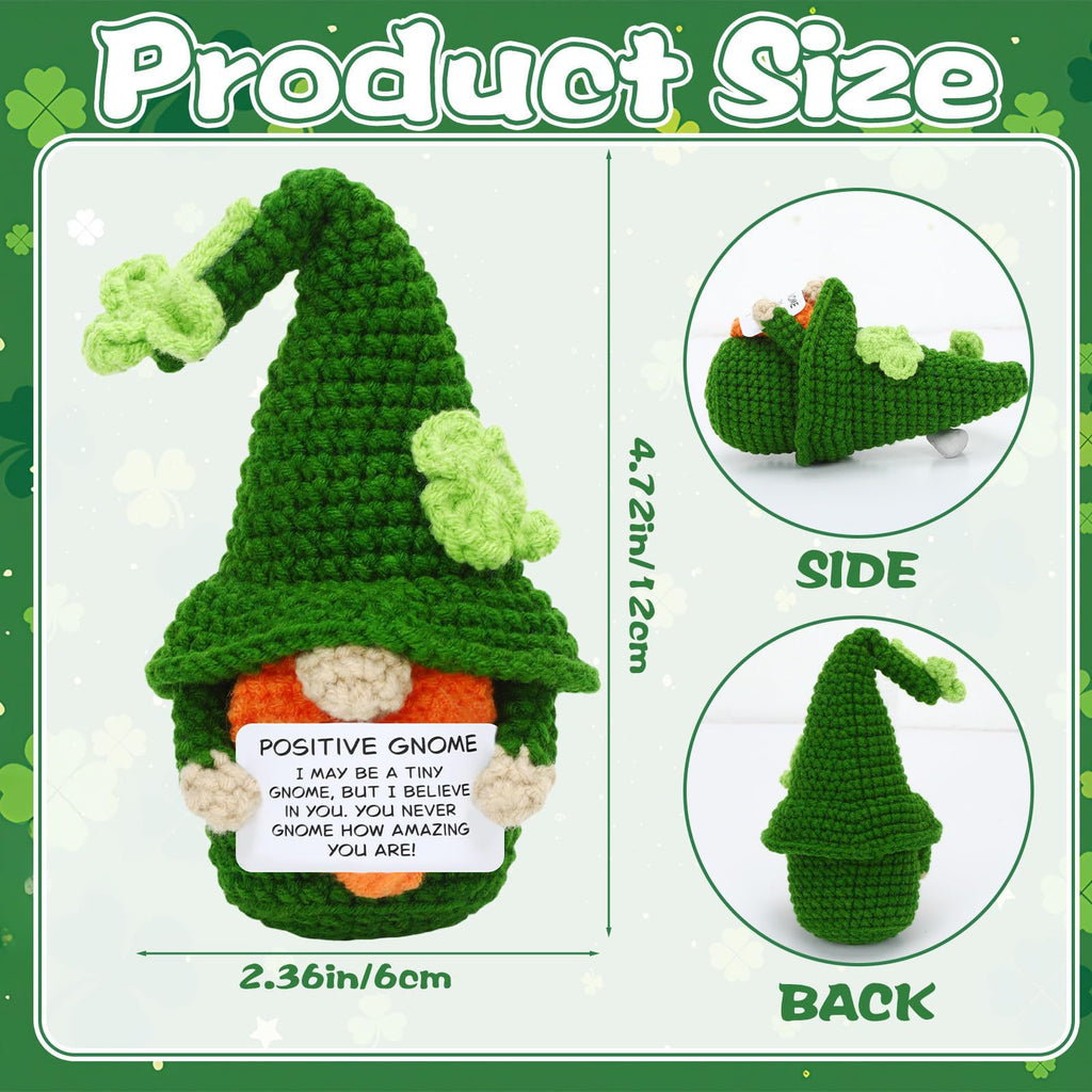 Handmade Crochet Gnome Plush Seasonal Gift Decor