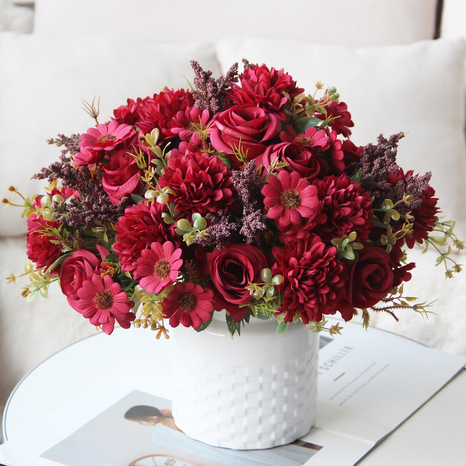 Valentine’s Day Persian Rose Artificial Floral Bouquet Decor