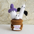 Halloween Crochet Ghost Plush Toy Kids Decor Gift
