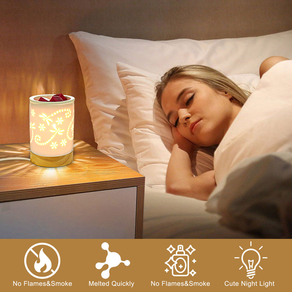 Valentine Holiday Decorations Nordic Flameless Wax Melt Lamp