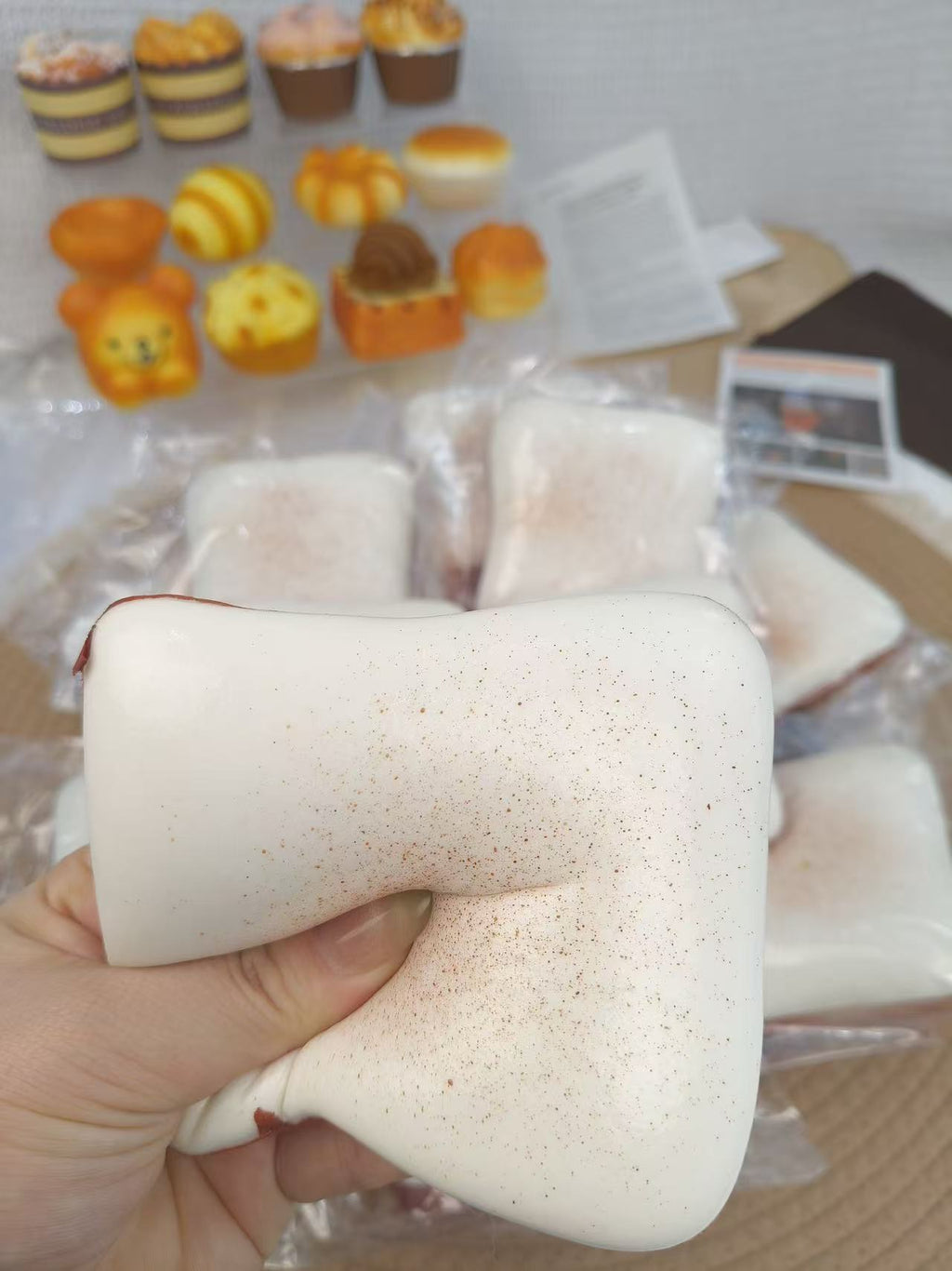 Cheese Toast Squishy Soft Slow Rising Bread Toy