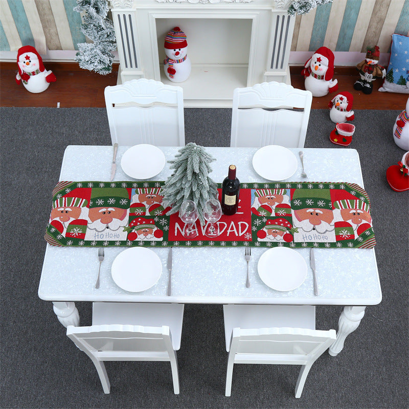Christmas Table Runner Holiday Dining Decor