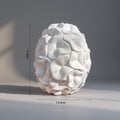 Luxury Abstract Wave Ceramic Flower Vase Sculptural Home Decor Accent