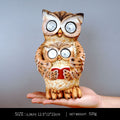 Solar Owl Garden Statue Resin Outdoor Yard Lawn Decor Light