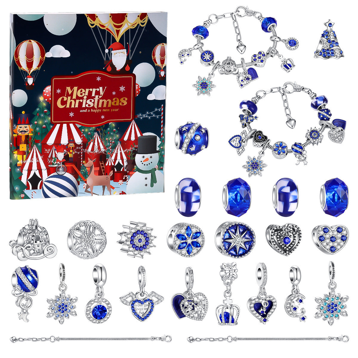 Christmas DIY Beaded Bracelet Advent Calendar Set