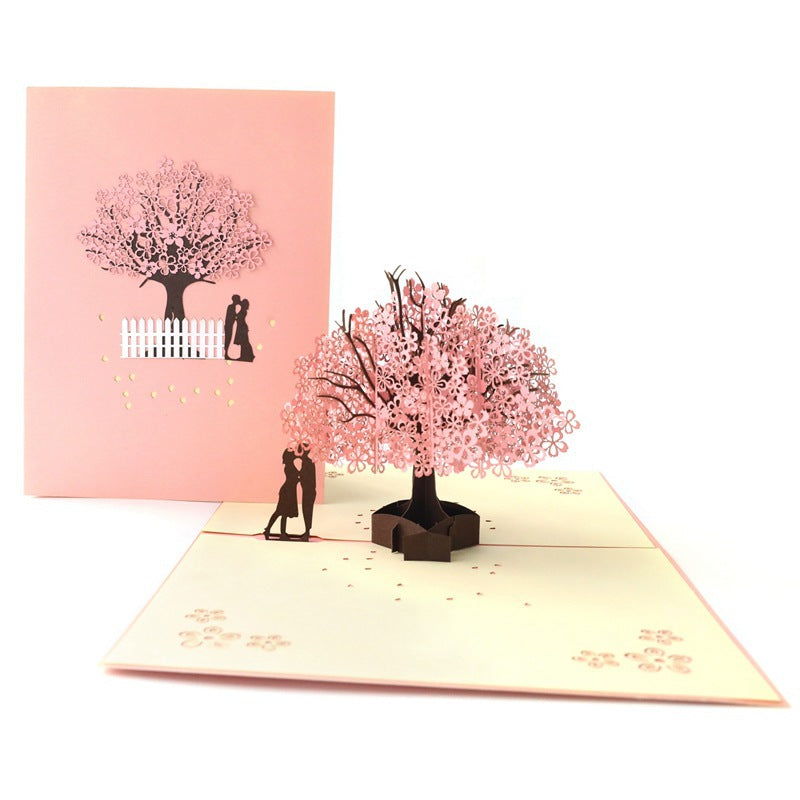 Valentine’s Day 3D Cherry Blossom Tree Romantic Card Gift