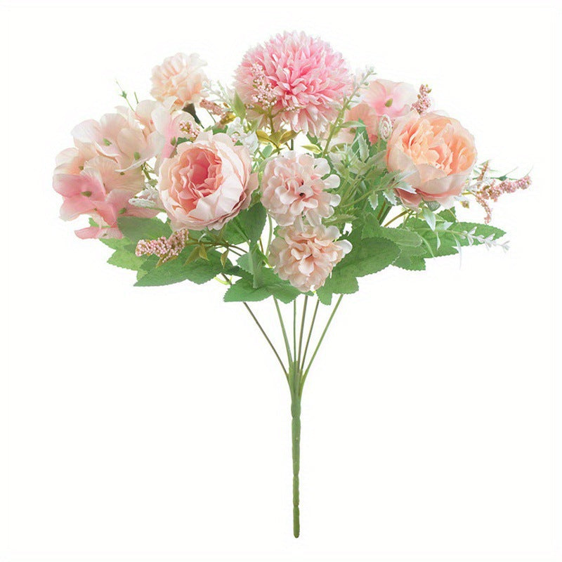 Valentine’s Day Peony Bouquet Faux Flowers Home Decor