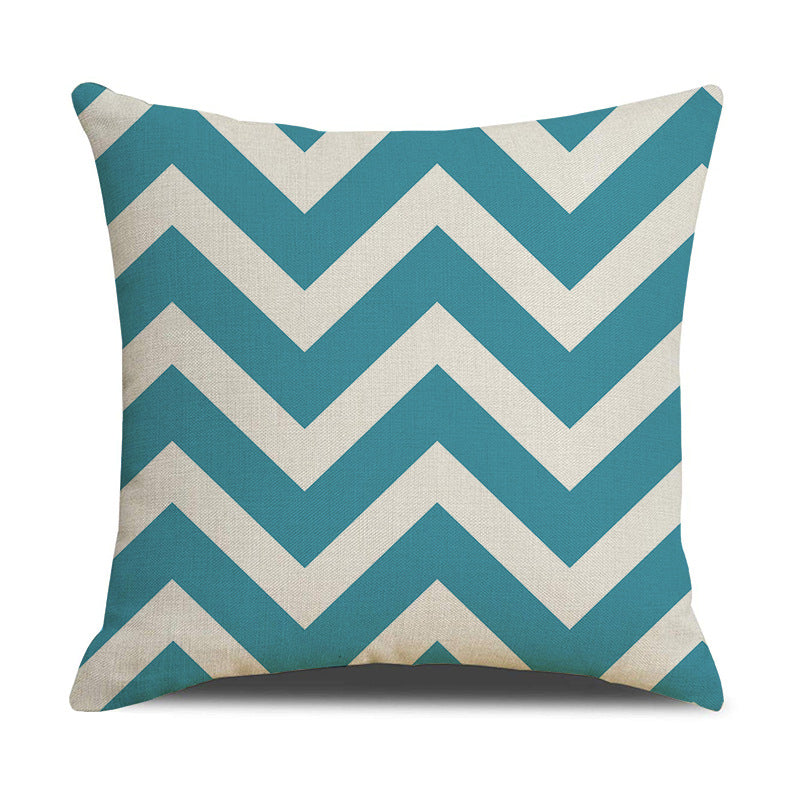 Nordic Geometric Linen Throw Pillow Cover for Home Decor